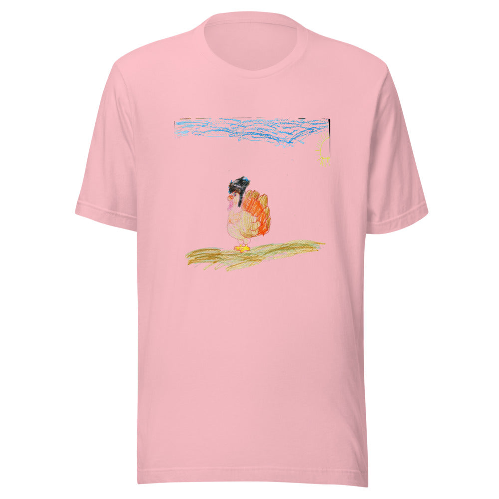 turkey-tee-bc-3001 - Pink