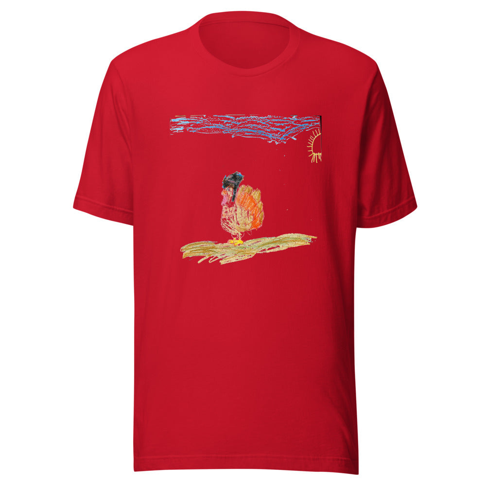 turkey-tee-bc-3001 - Red