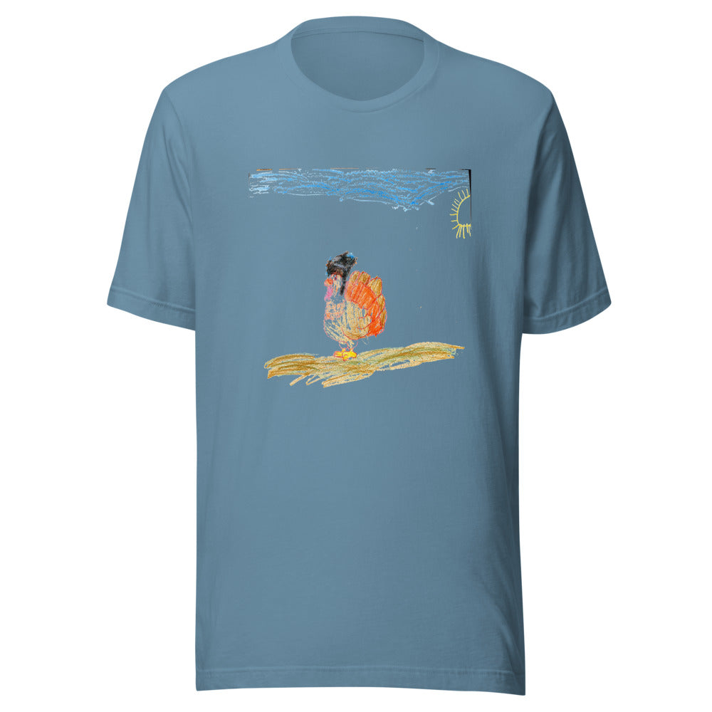 turkey-tee-bc-3001 - Steel Blue