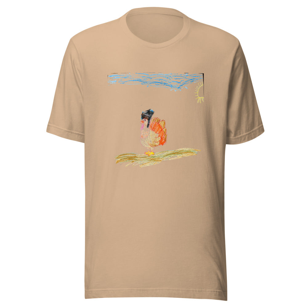turkey-tee-bc-3001 - Tan