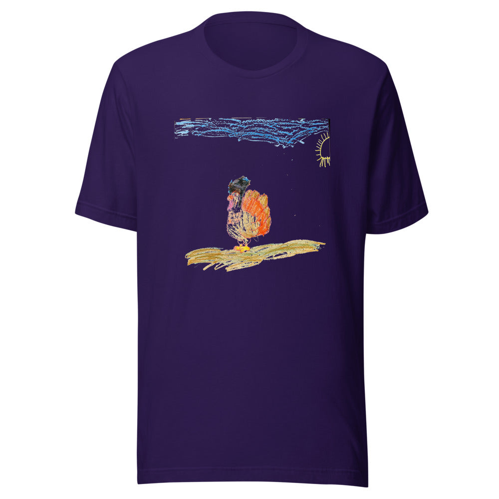 turkey-tee-bc-3001 - Team Purple