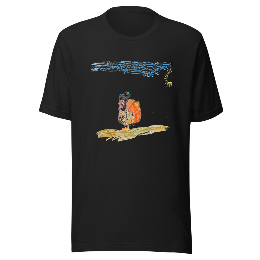 turkey-tee-bc-3001 - Vintage Black