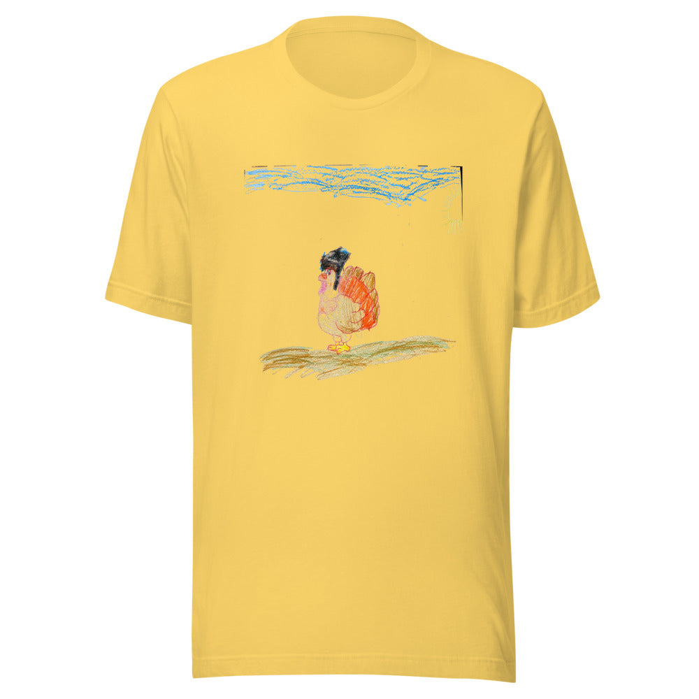 turkey-tee-bc-3001 - Yellow