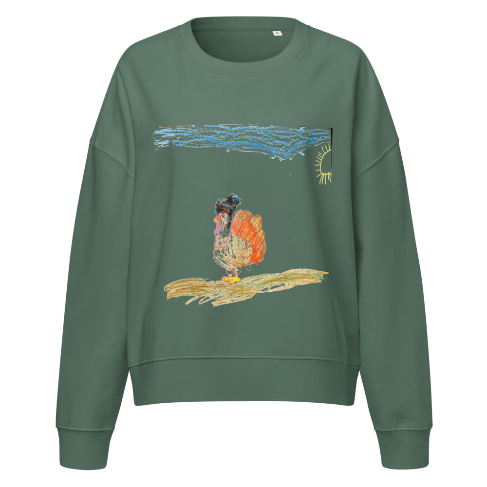 Turkey — Women's Organic Crewneck — Green Bay