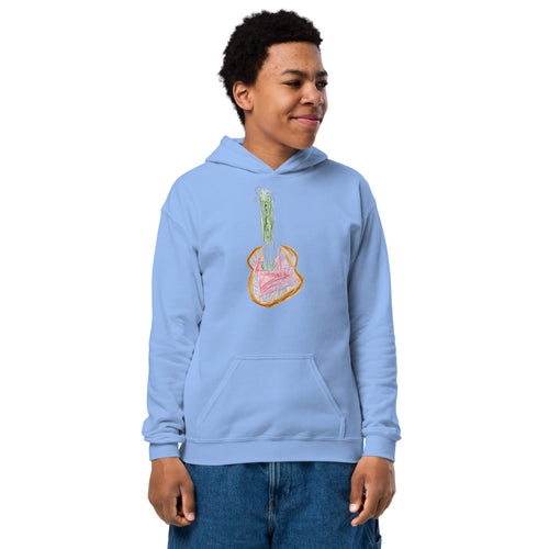 Turkey on Youth Heavy Blend Hoodie — Carolina Blue