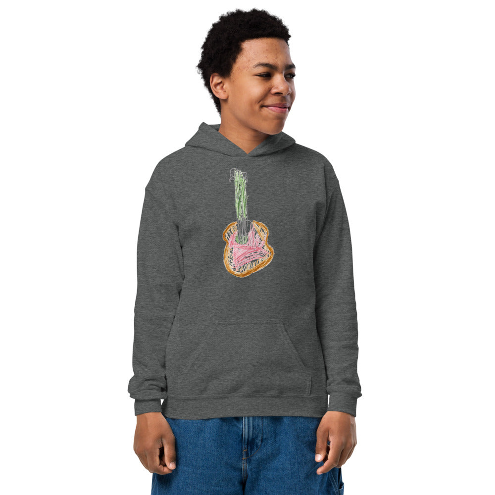 Turkey on Youth Heavy Blend Hoodie — Dark Heather