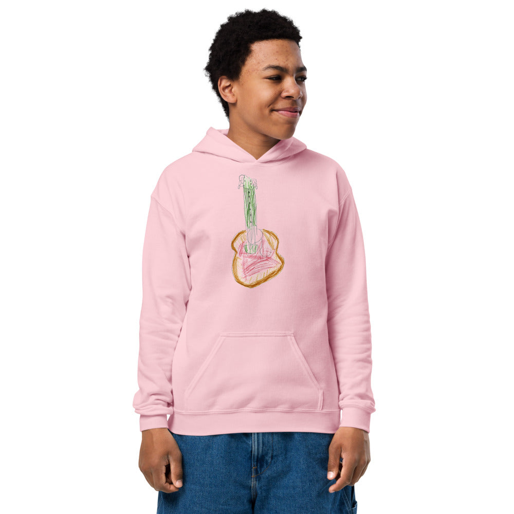 Turkey on Youth Heavy Blend Hoodie — Light Pink