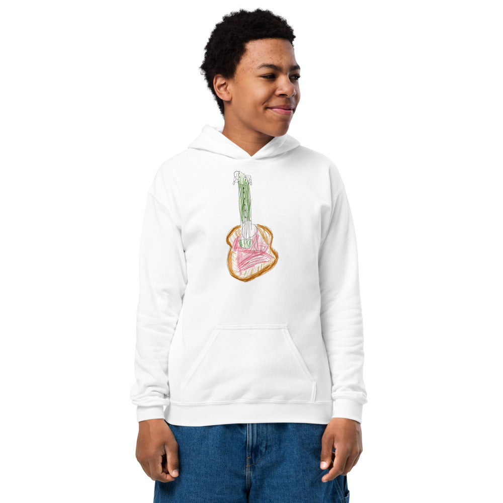 Turkey on Youth Heavy Blend Hoodie — White